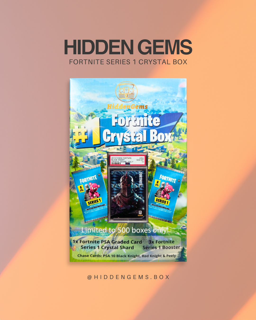 Hidden Gems Fortnite Series 1 PSA Graded Crystal Shard Box