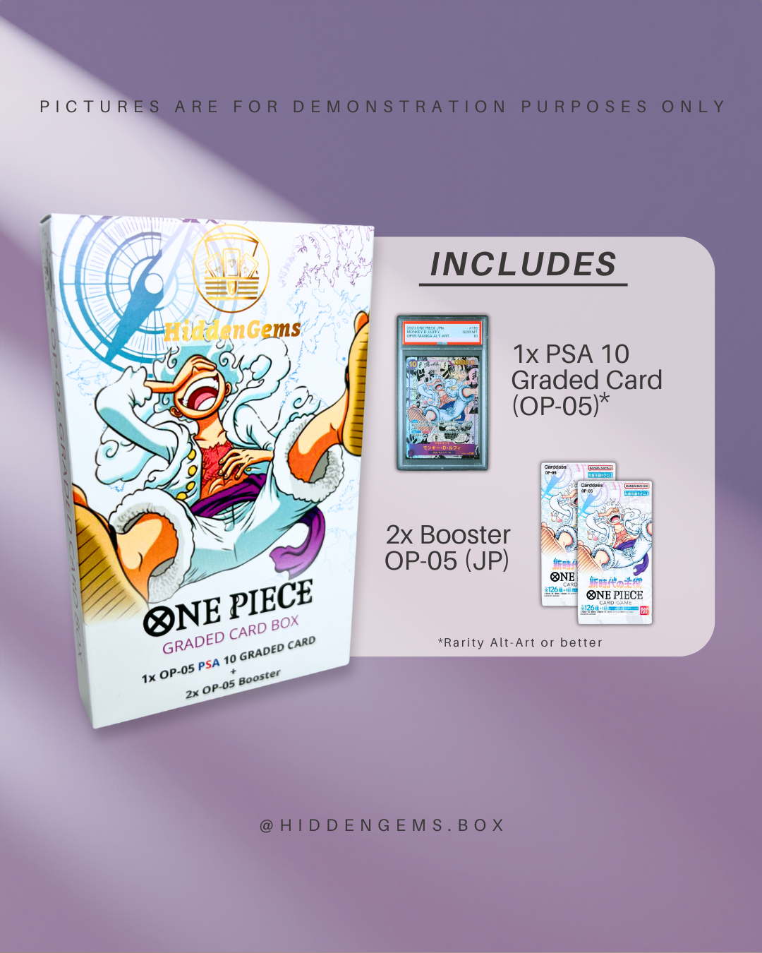 Hidden Gems OP-05 One Piece PSA 10 Graded Booster Box
