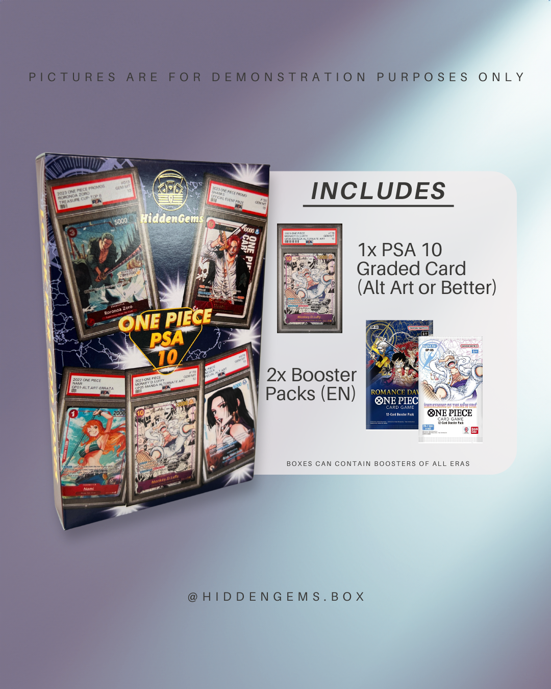 Hidden Gems One Piece PSA 10 Box (EN)