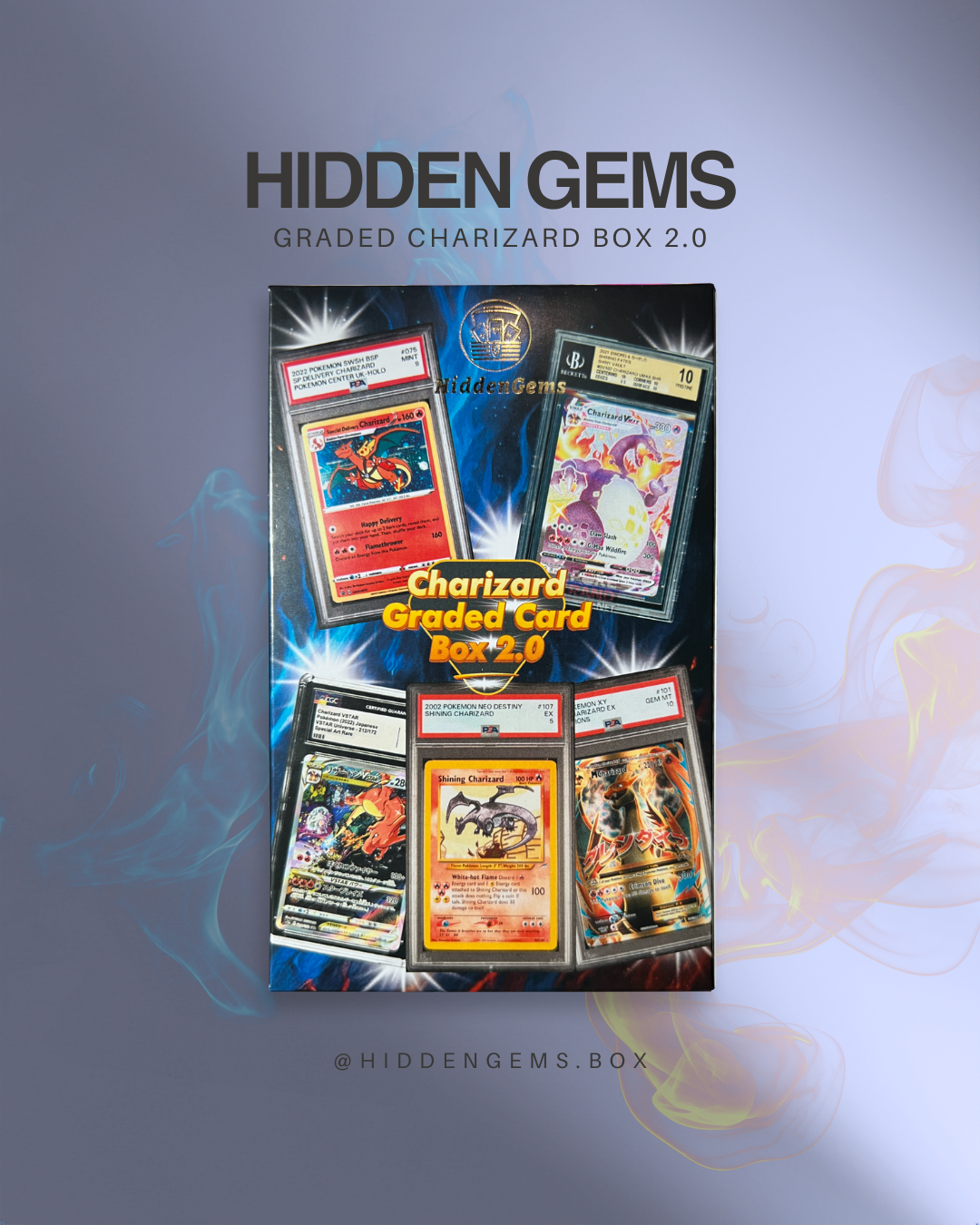 Hidden Gems Pokmon Graded Charizard Box 2.0  HiddenGems