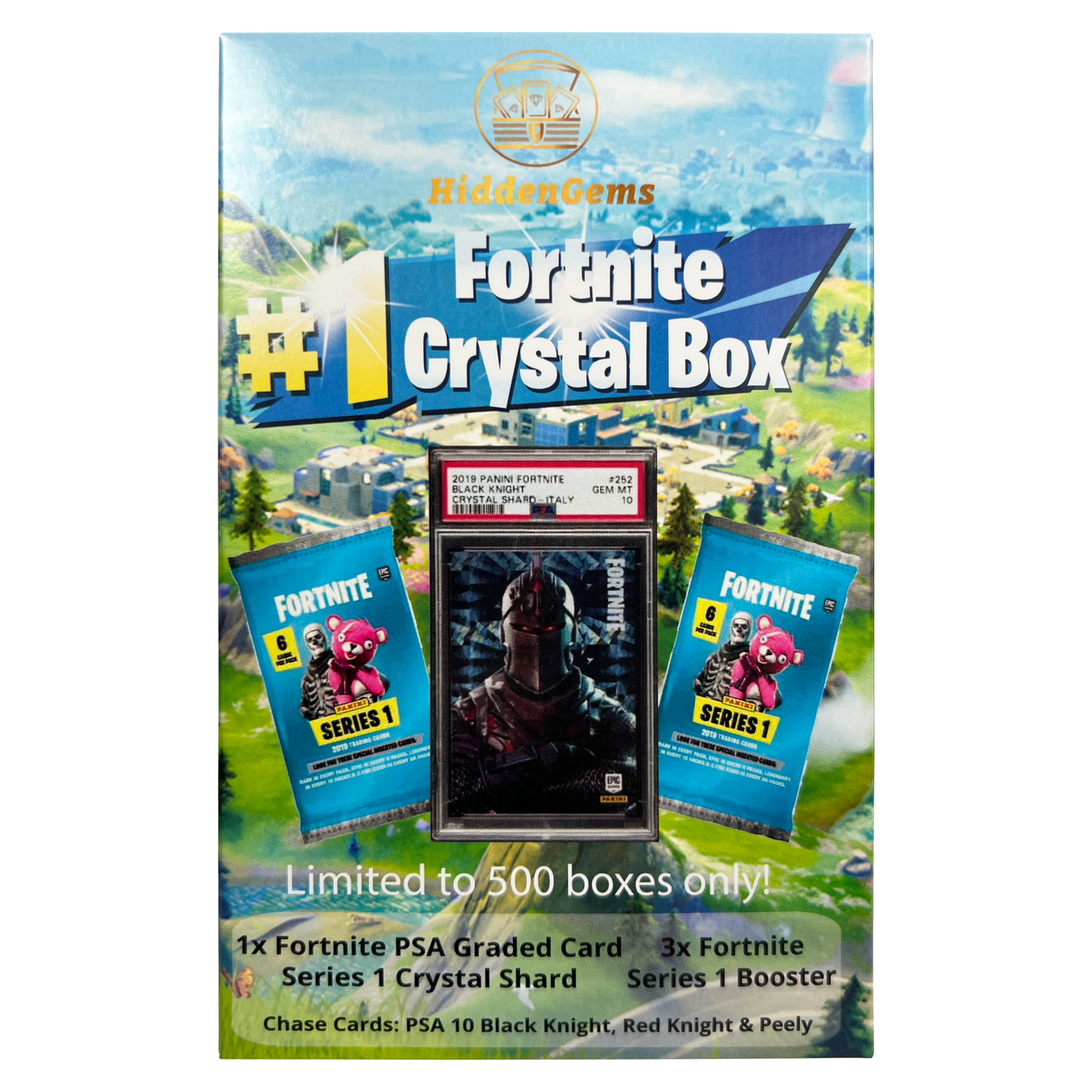 Hidden Gems Fortnite Series 1 PSA Graded Crystal Shard Box