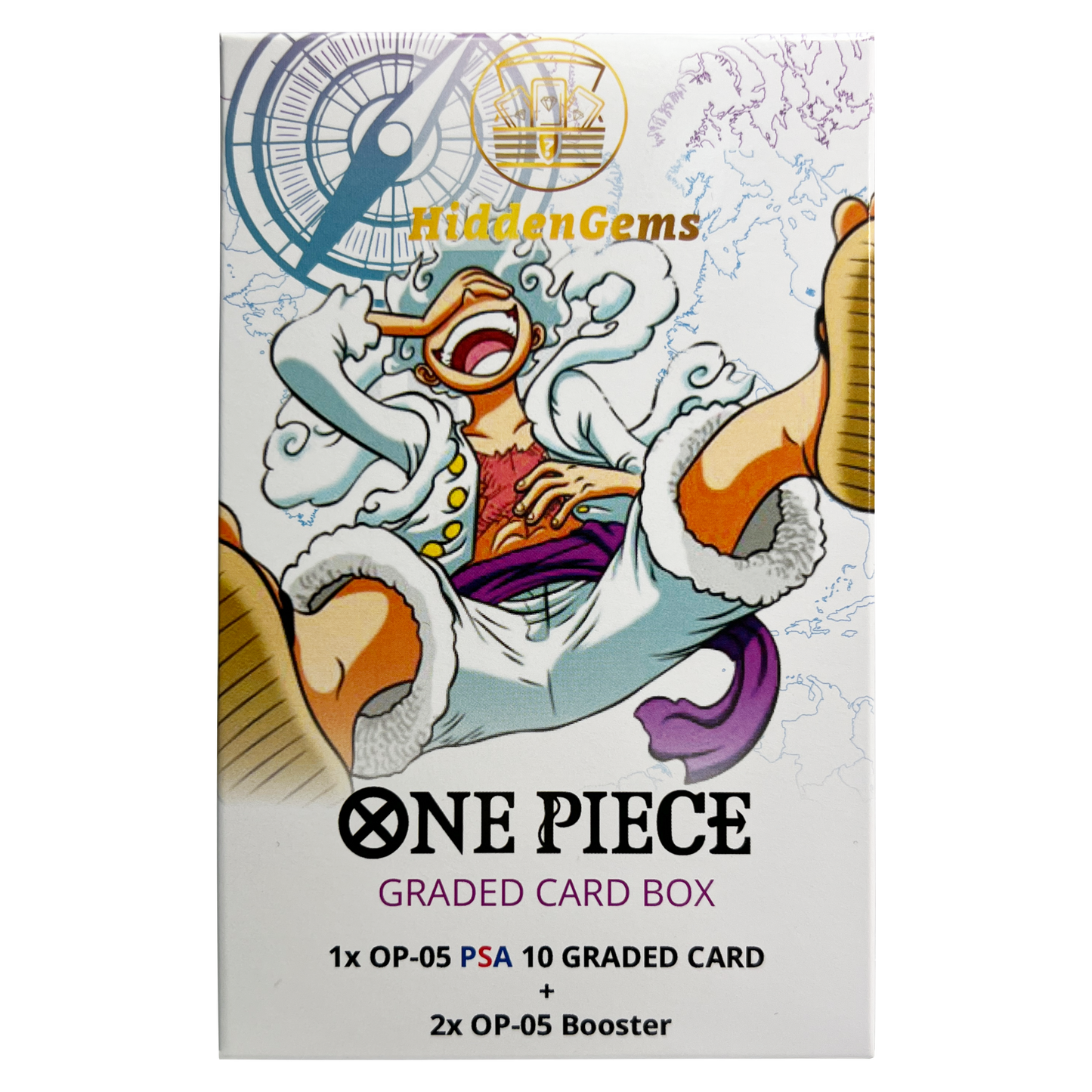 Hidden Gems OP-05 One Piece PSA 10 Graded Booster Box
