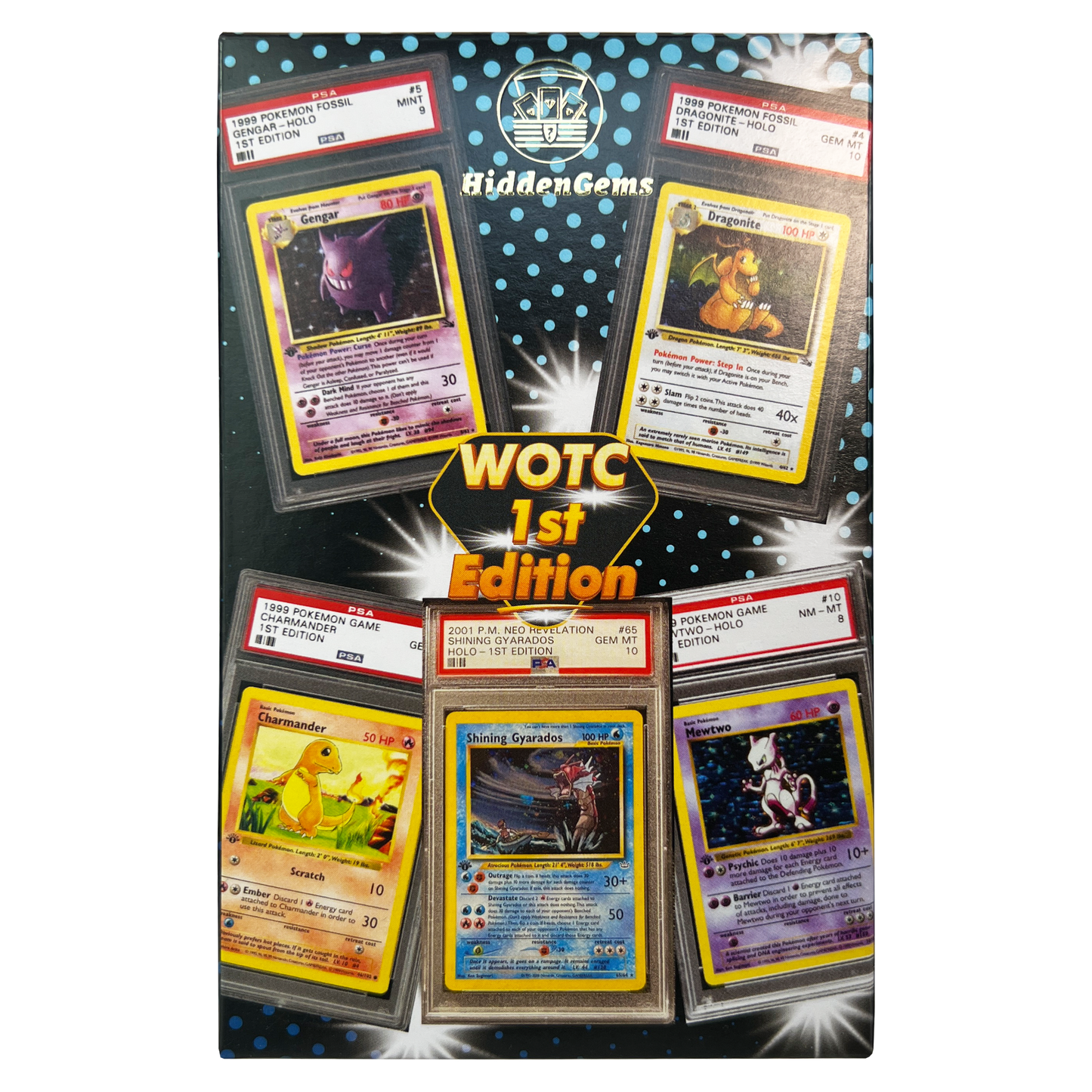 Hidden Gems Pokémon WOTC 1st Edition Box