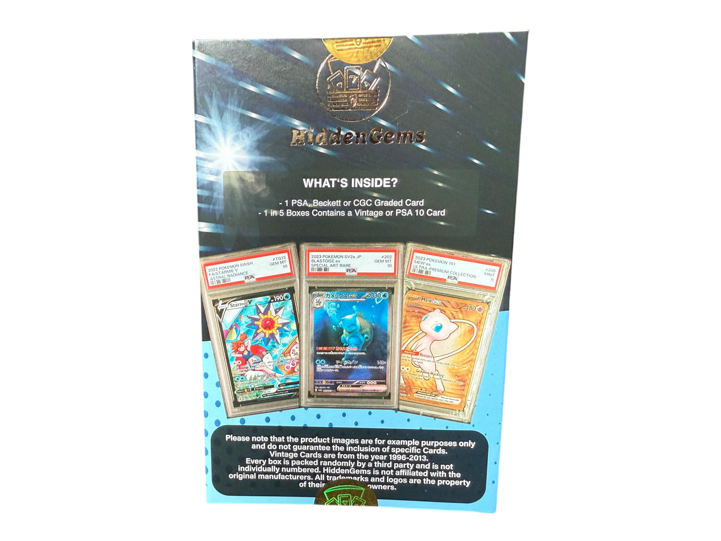 Hidden Gems Pokémon Graded Card Box