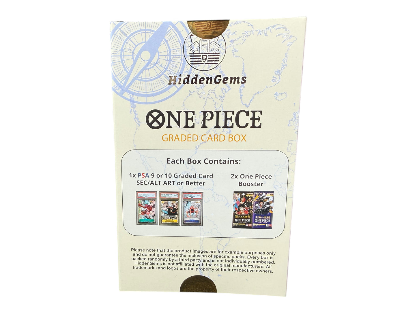 Hidden Gems One Piece Graded Card Box