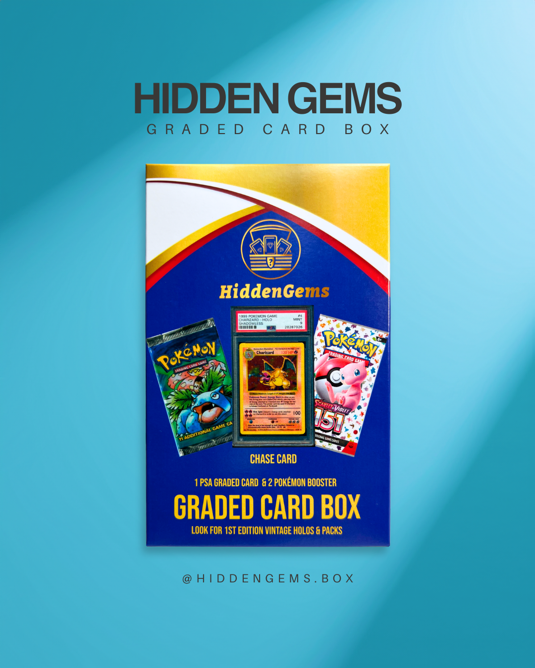 Hidden Gems Pokémon PSA Graded Card Booster Box