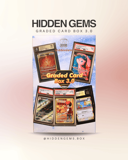 Hidden Gems Pokémon Graded Card Box 3.0