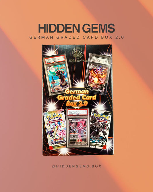 Hidden Gems Pokémon German Graded Card Booster Box 2.0