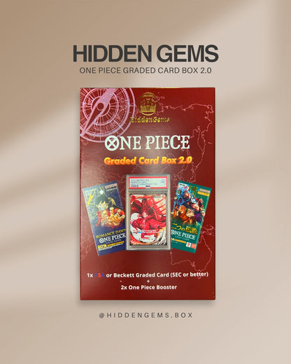 Hidden Gems One Piece Graded Card Box 2.0