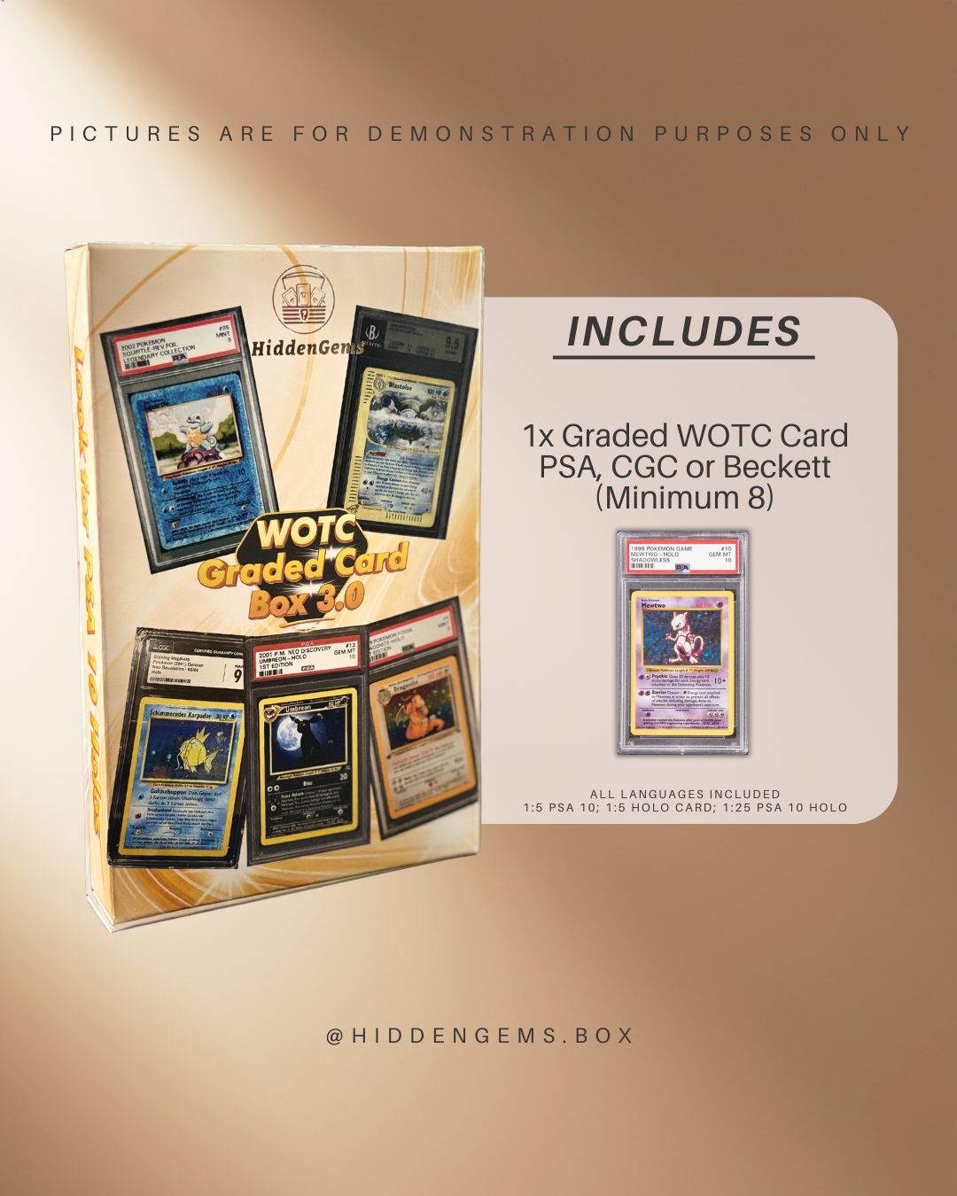 Hidden Gems Pokémon Vintage  WOTC Edition Box 3.0