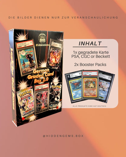 Hidden Gems Pokémon German Graded Card Booster Box 2.0 – HiddenGems