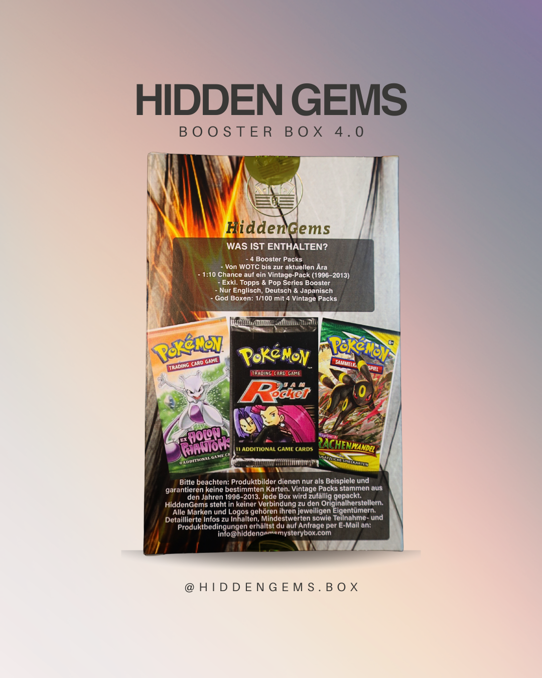 Hidden Gems Pokémon Booster Box 4.0