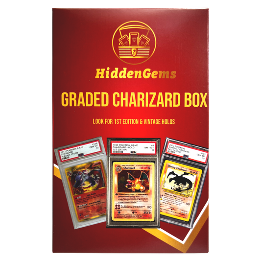 HiddenGems Pokémon PSA graded Charizard Box