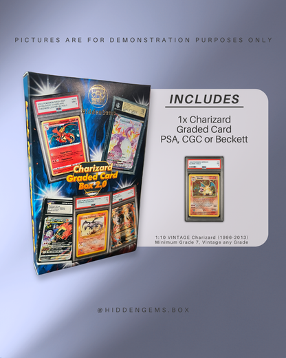 Hidden Gems Pokémon PSA Graded Charizard Box 2.0