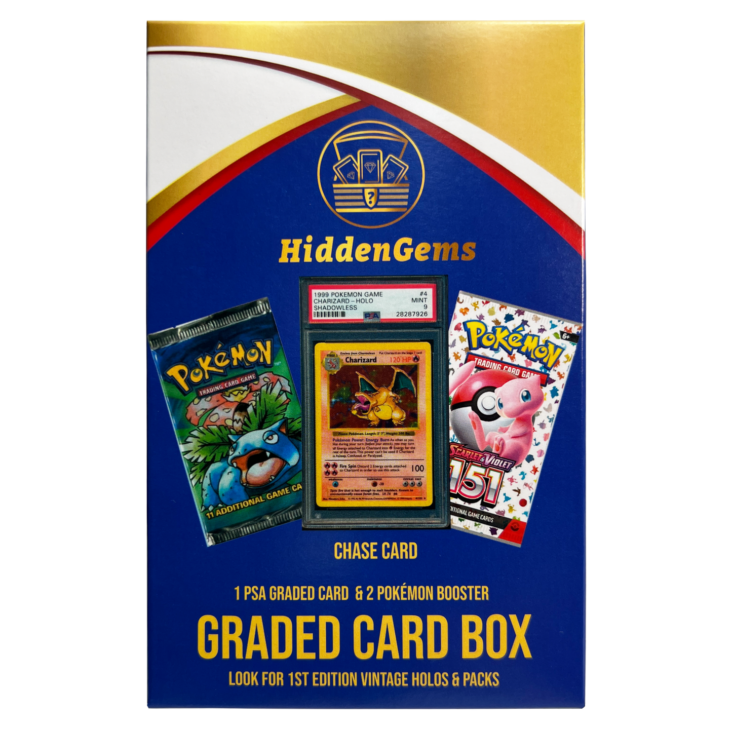 Hidden Gems Pokémon PSA Graded Card Booster Box