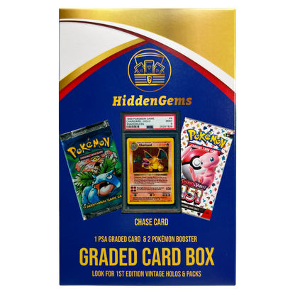 Hidden Gems Pokémon PSA Graded Card Booster Box