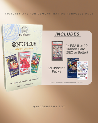 Hidden Gems One Piece Graded Card Box