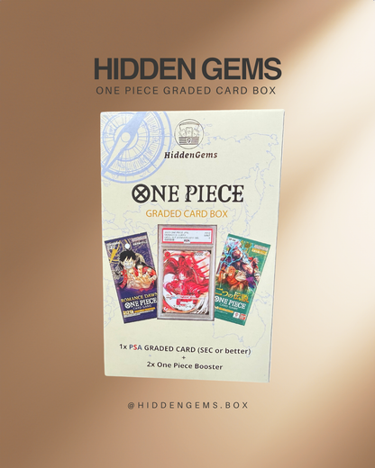 Hidden Gems One Piece Graded Card Box