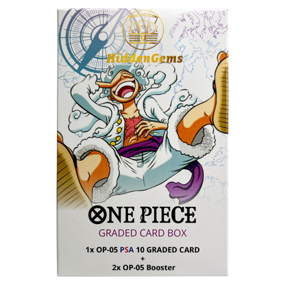 HiddenGems OP-05 One Piece PSA 10 Graded Booster Box