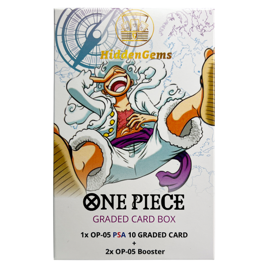 HiddenGems OP-05 One Piece PSA 10 Graded Booster Box