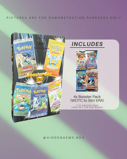Hidden Gems Pokémon Booster Box 3.0
