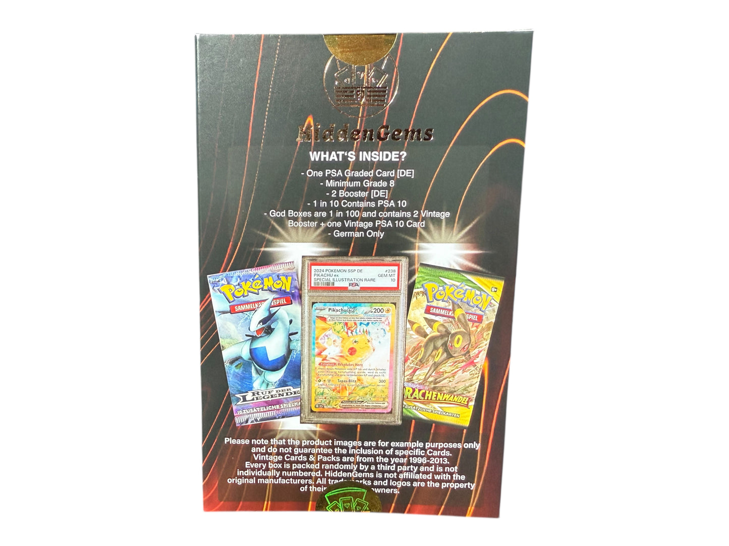 Hidden Gems Pokémon German Graded Card Booster Box